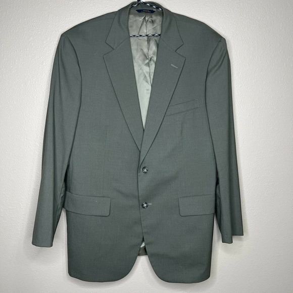 Brooks Brothers Brooksease Men's Green Wool Single Breasted Blazer - Picture 9 of 9